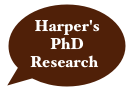 Harper's PhD Research